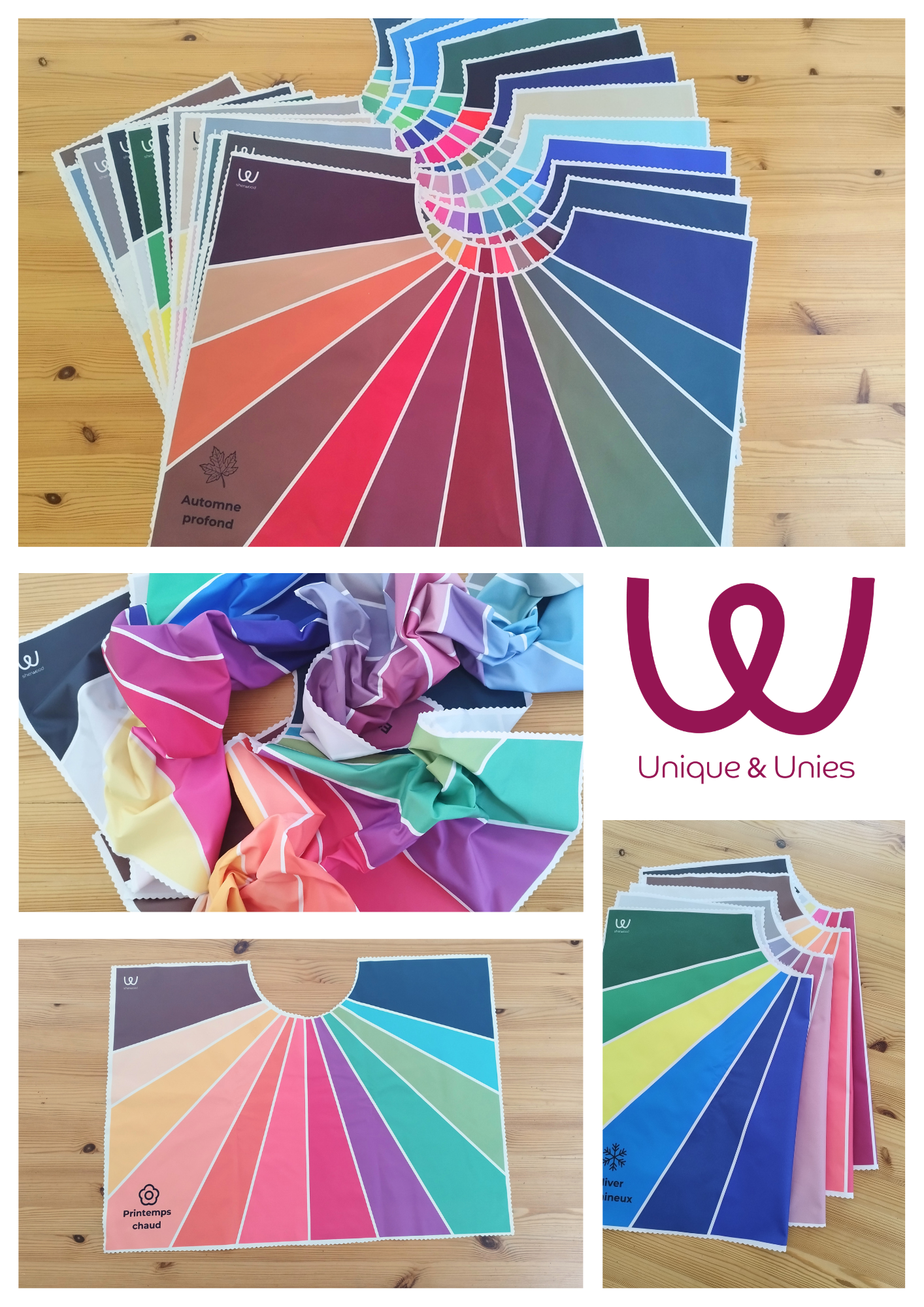 Kit de draping 12 capes multicolores
