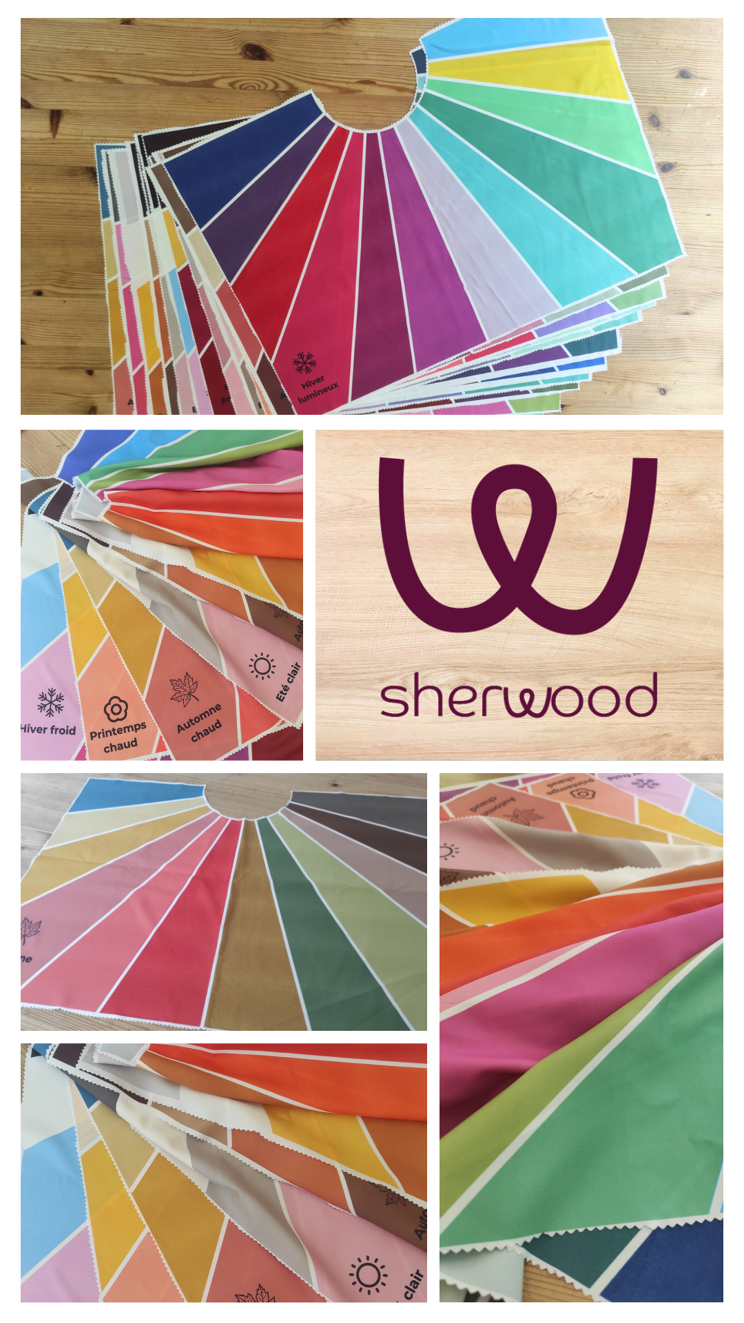 Kit de draping 12 capes multicolores